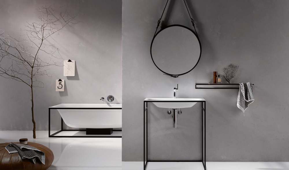kamar mandi minimalis bettelux shape dari bette karya tesseraux + partner